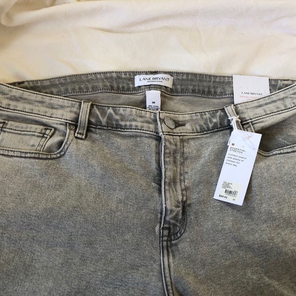 Lane Bryant Gray Blue Jeans Plus Size 20